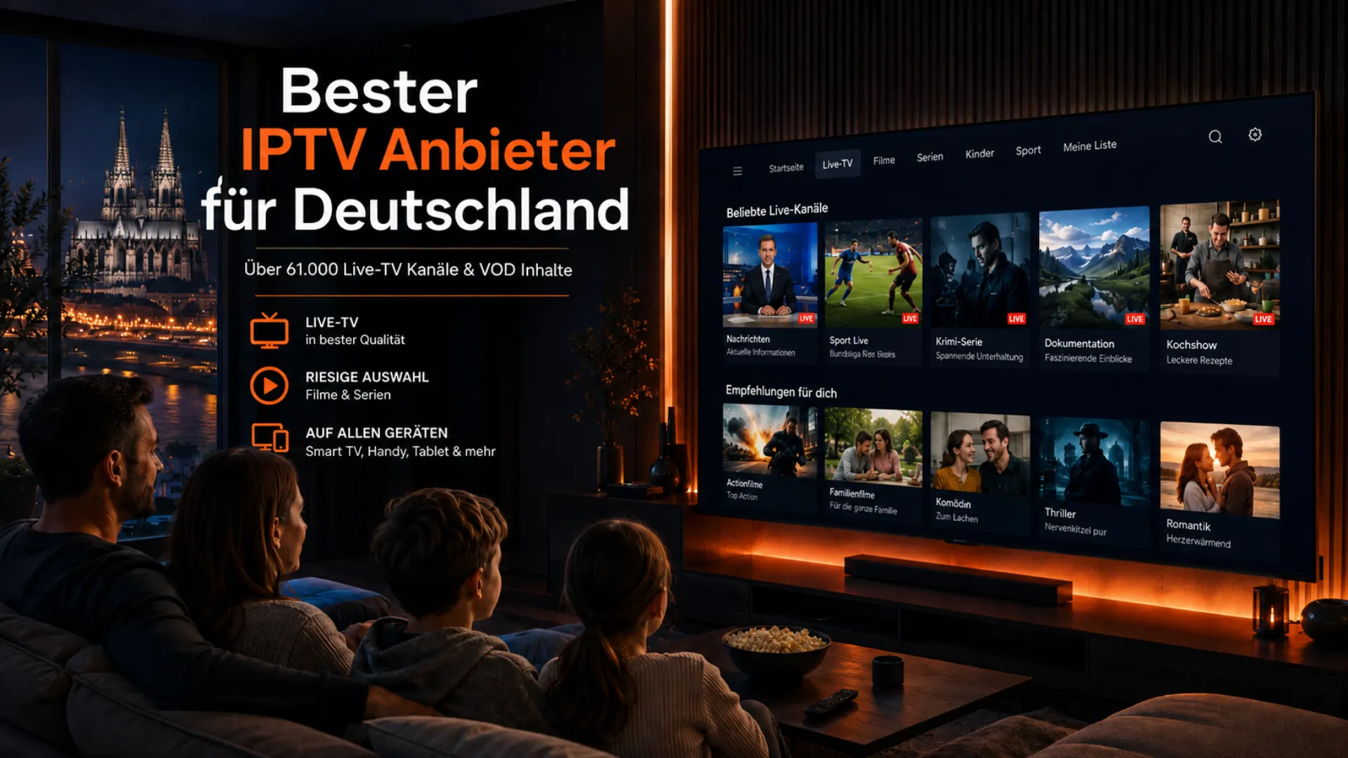 KlarStream – Bester IPTV Anbieter Deutschland 2026